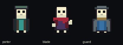 Bone Trail class avatar preview sheet